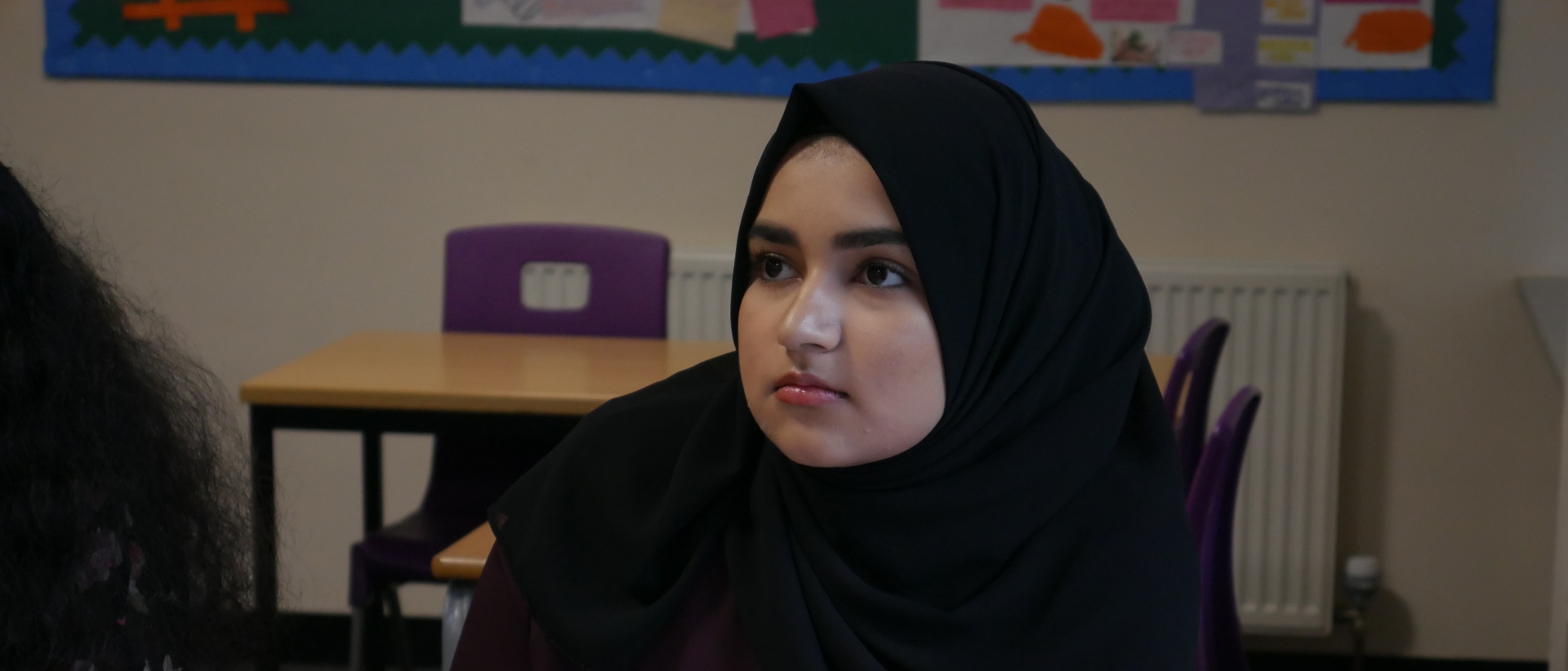 Students at Solihull Sixth Form College participate in a Psychology class