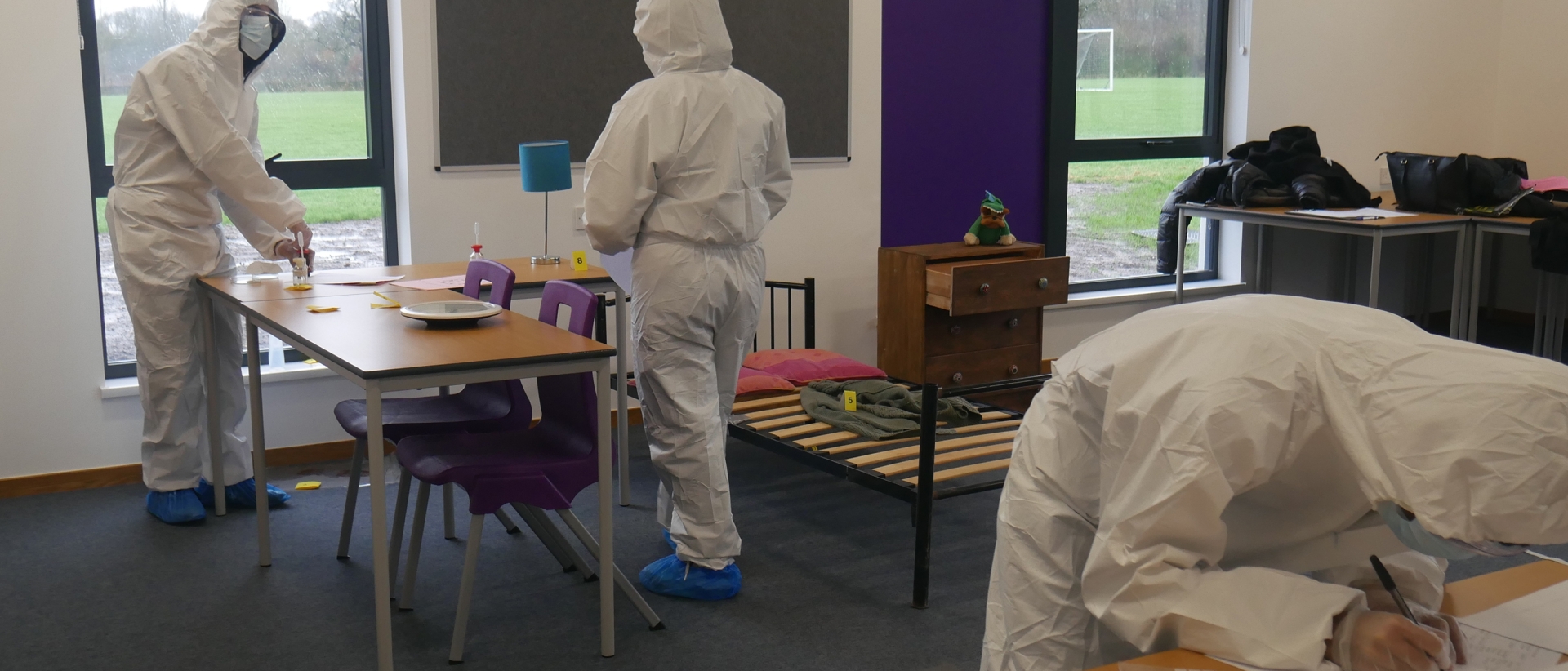 BTEC Applied Science students complete crime scene work for their course