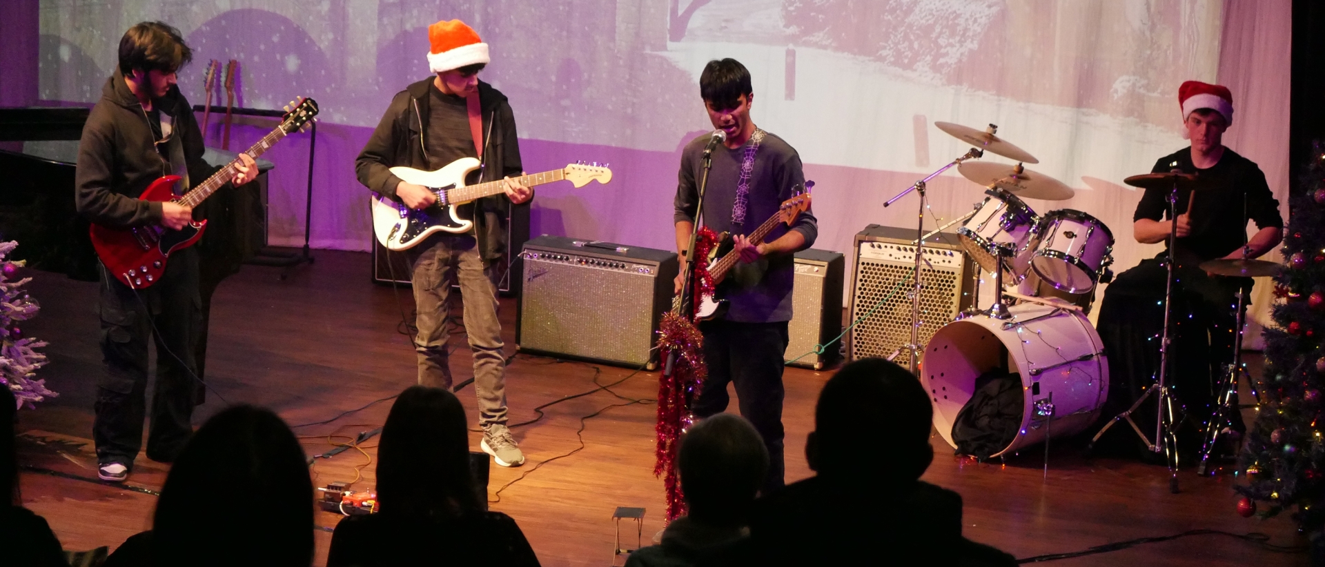 Students perform at the 2024 Christmas Concert at Solihull Sixth Form College