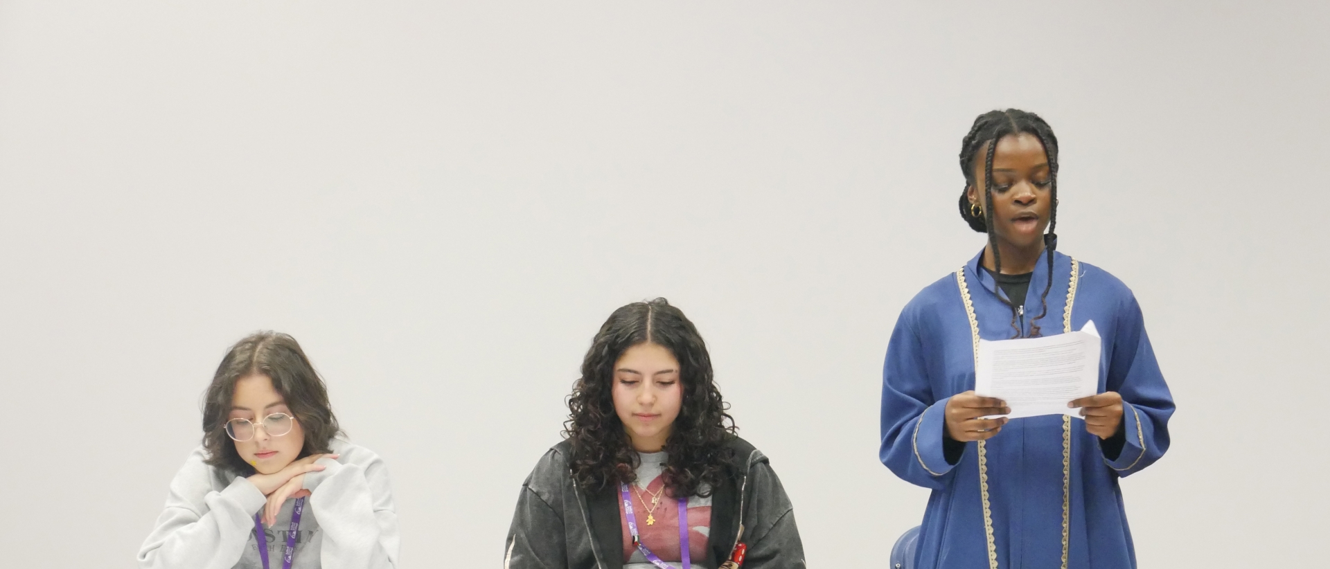 Students in the Debate Society enrichment put their views across at Solihull Sixth Form College