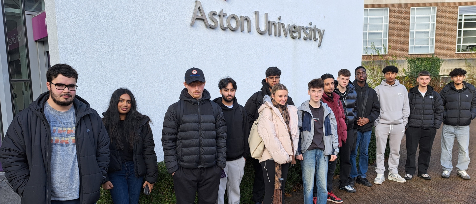 Economics students from Solihull Sixth Form College visit Aston University