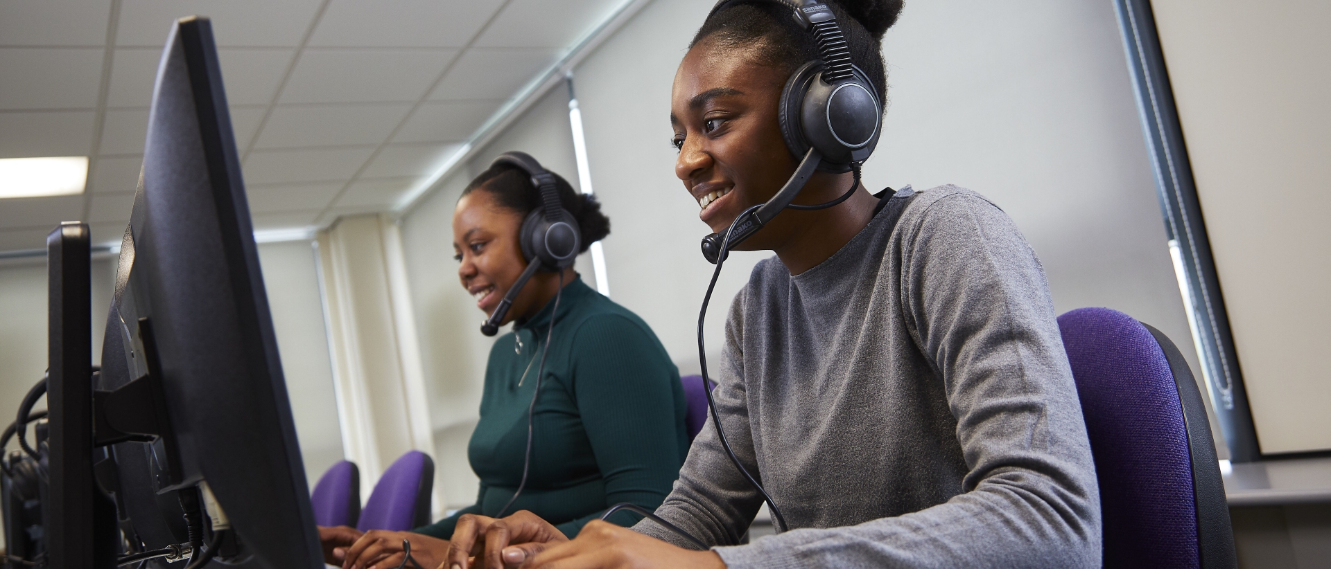Students at Solihull Sixth Form College participate in a modern languages class