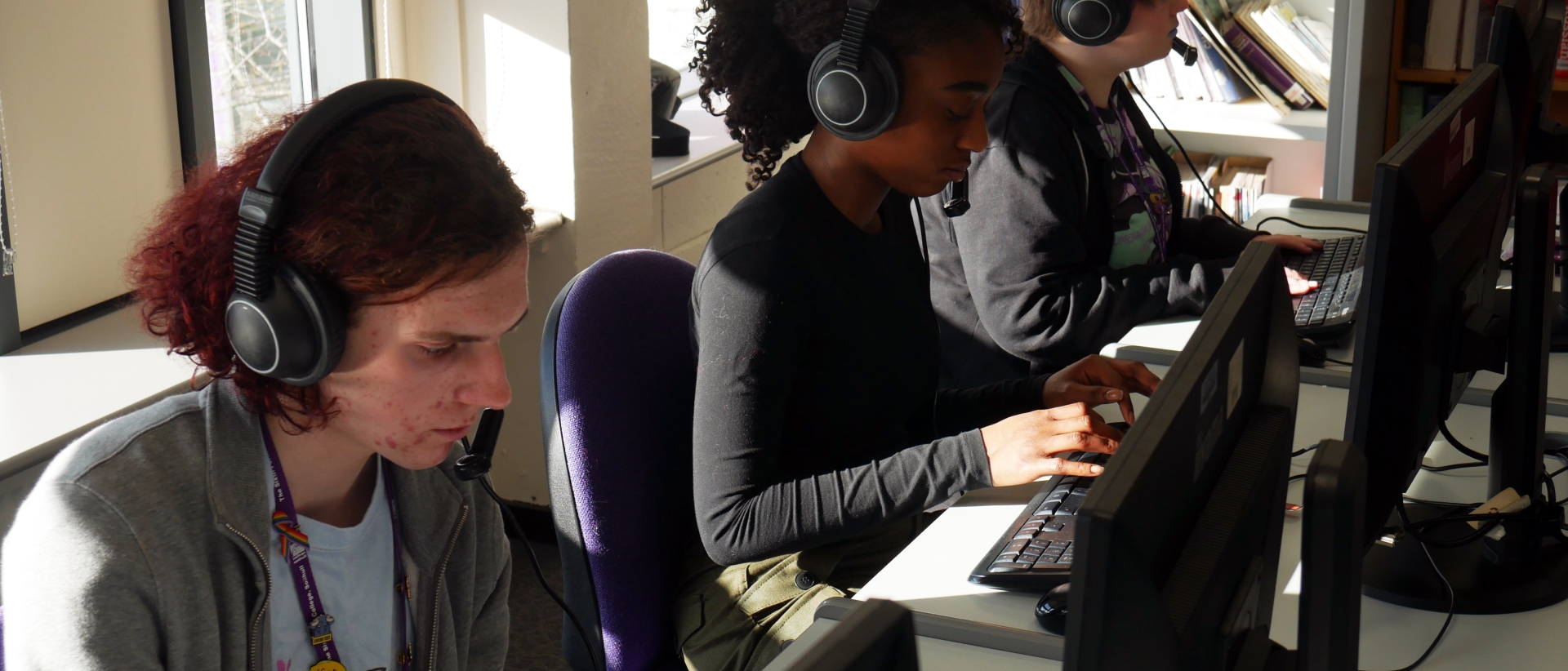 Students at Solihull Sixth Form College participate in a modern languages class