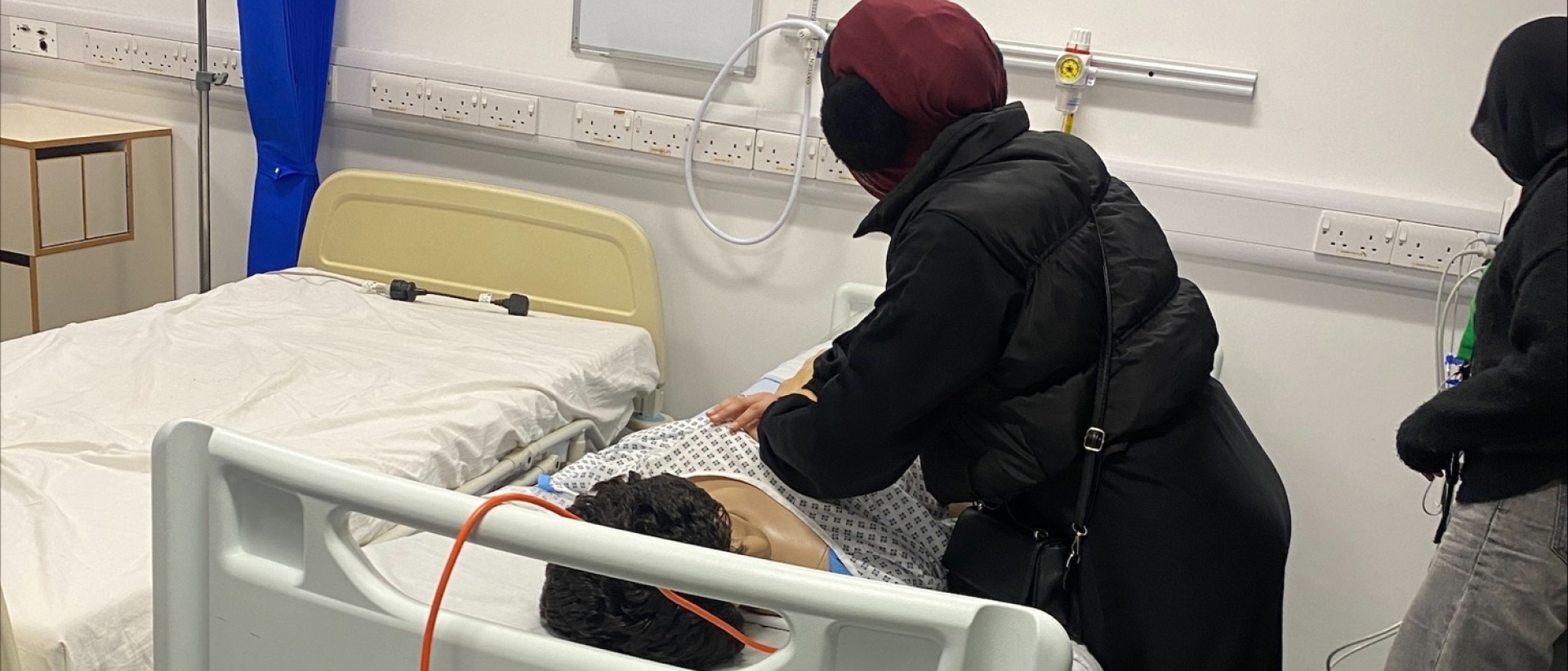 Health & Social Care students at Solihull Sixth Form College visiting Birmingham City University to learn about their Nursing courses