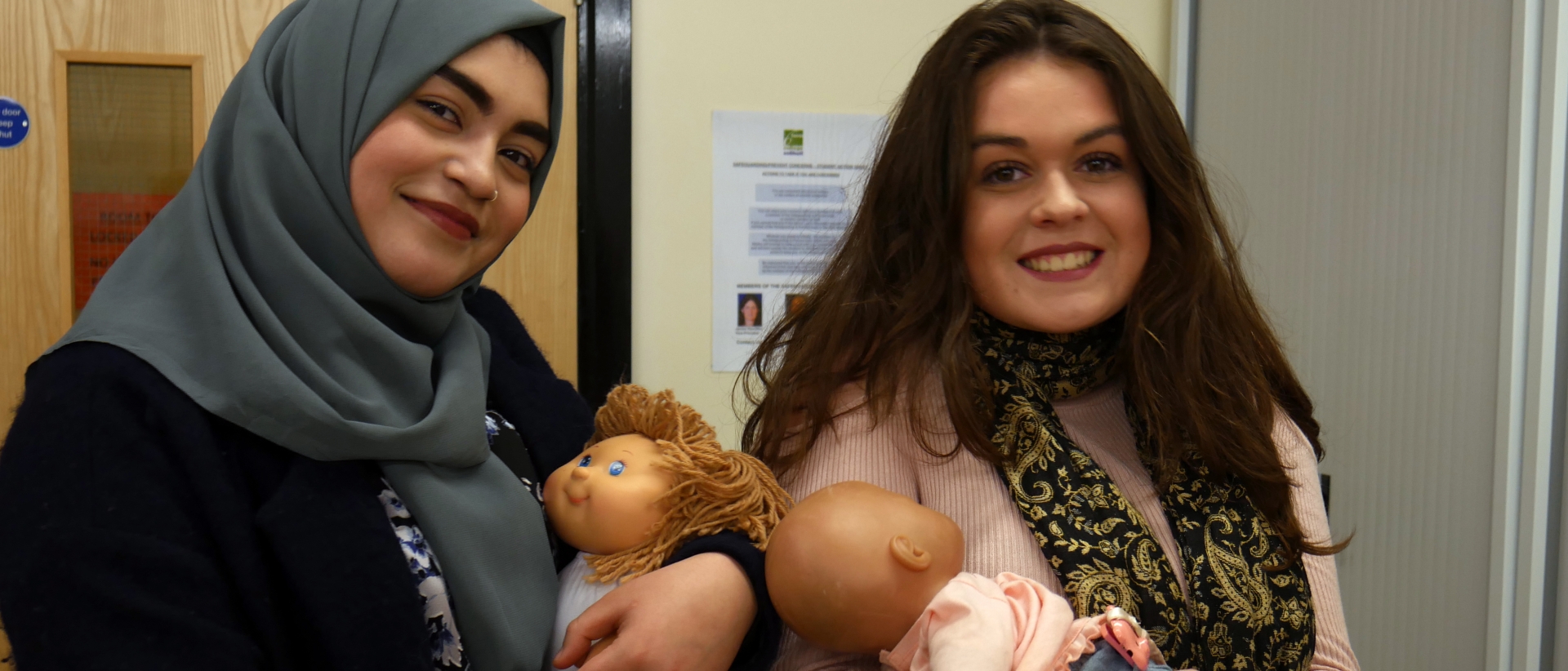 Students at Solihull Sixth Form College participate in a Health & Social Care activity