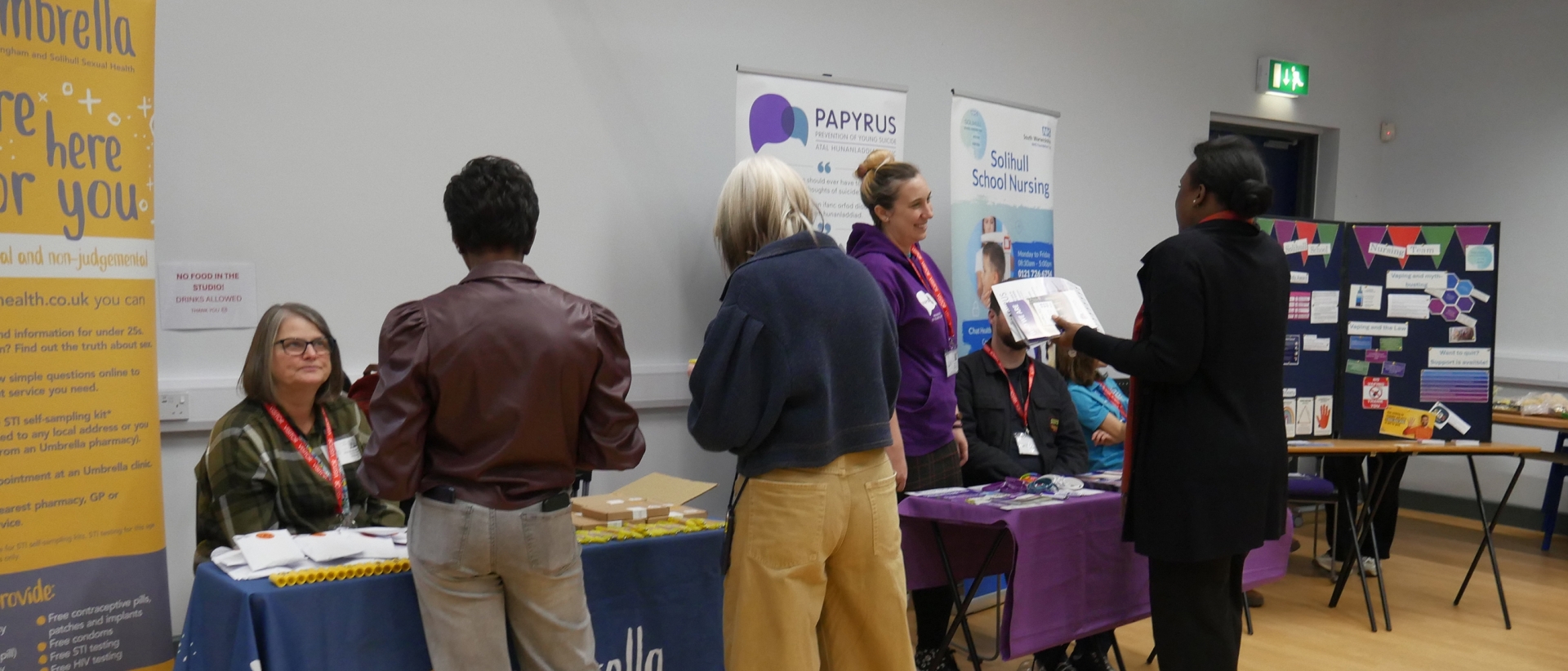 Students at Solihull Sixth Form College attended a Health & Wellbeing Fair in October 2025