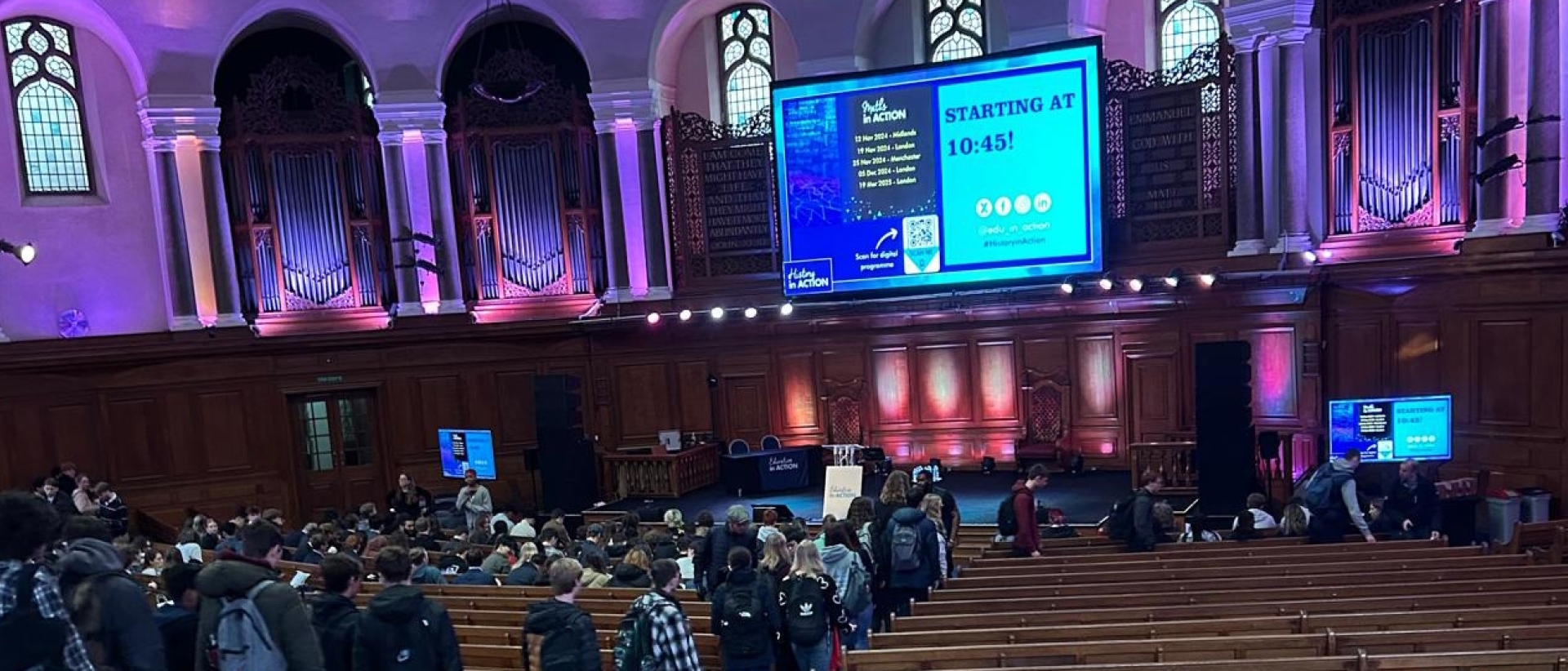 History students at Solihull Sixth Form College visit London