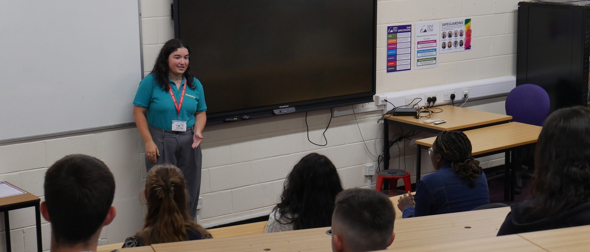 Ex-student Caitlin O’Neill spoke to Modern Language learners at Solihull Sixth Form College about her experiences since studying A level Spanish.
