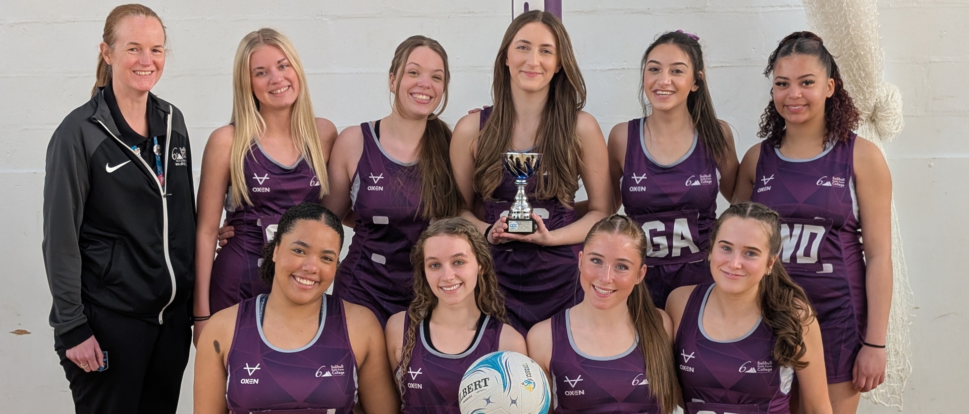 Solihull Sixth Form College Netball team have won their league title in 2025