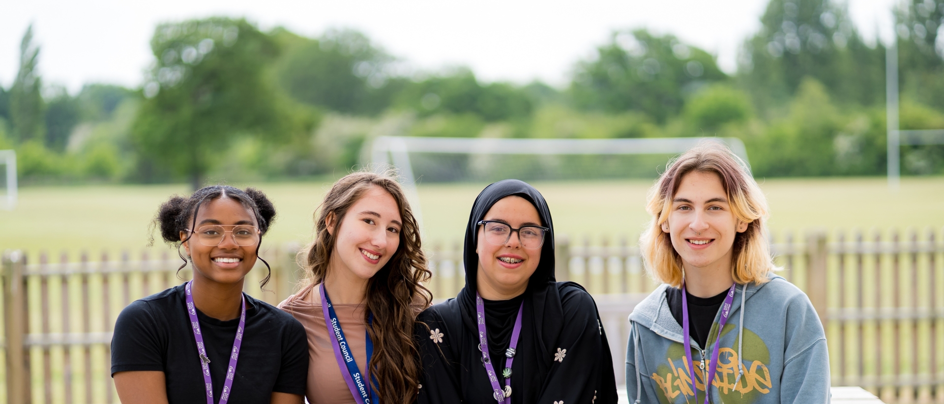 Students on campus at Solihull Sixth Form College
