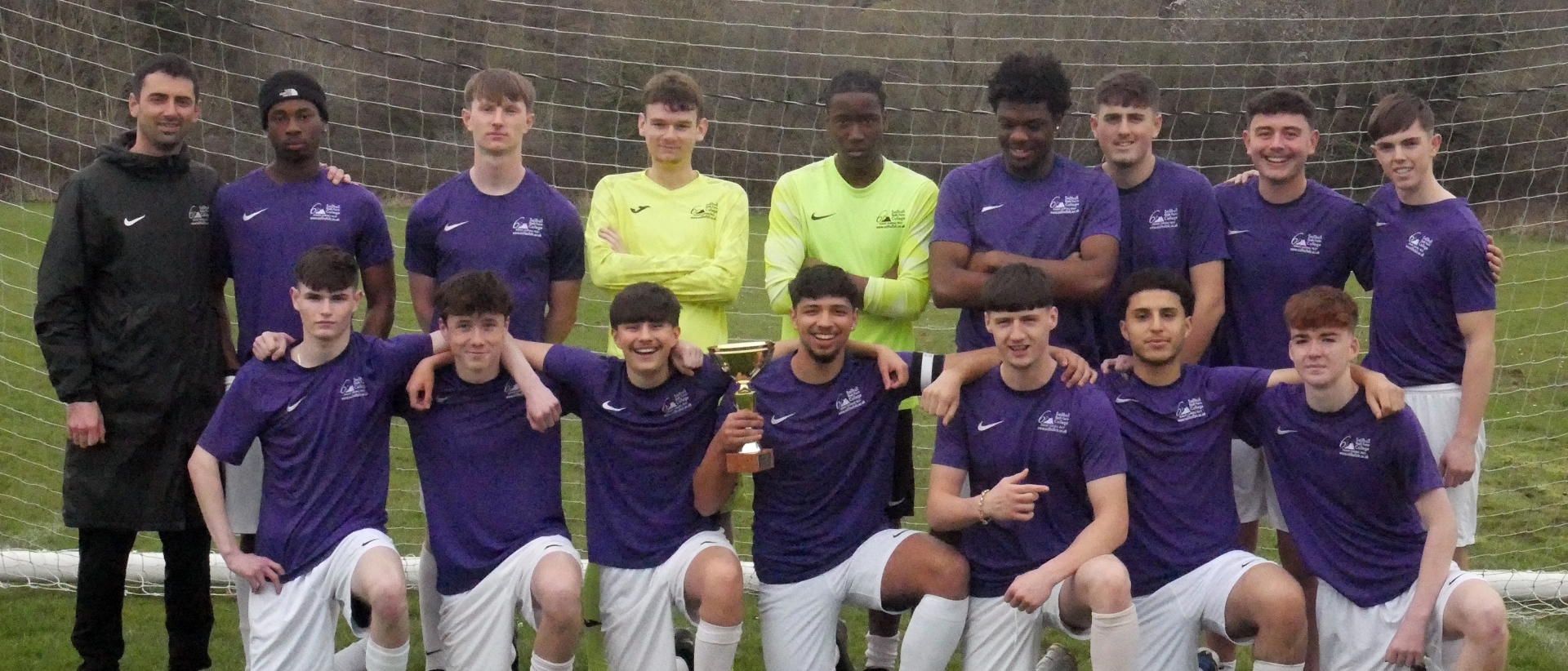Solihull Sixth Form College Football team have won their league title in 2025