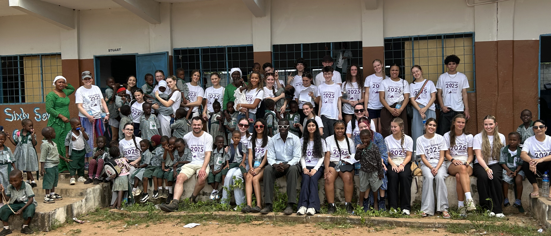 29 students from Solihull Sixth Form College travelled to The Gambia to volunteer at the Abuko Nursery and Lower Basic School in November 2025. Students fundraised over £11,700 for the school.