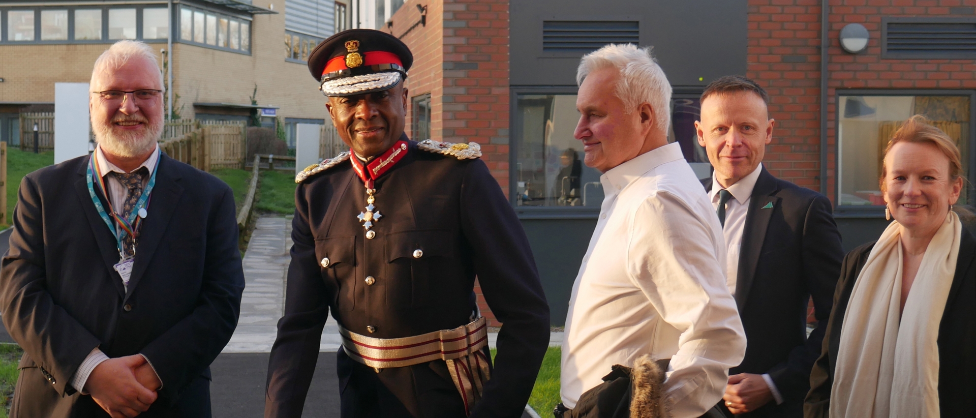 Official Opening of the Turvey Building at Solihull Sixth Form College, featuring the Lord-Lieutenant of the West Midlands