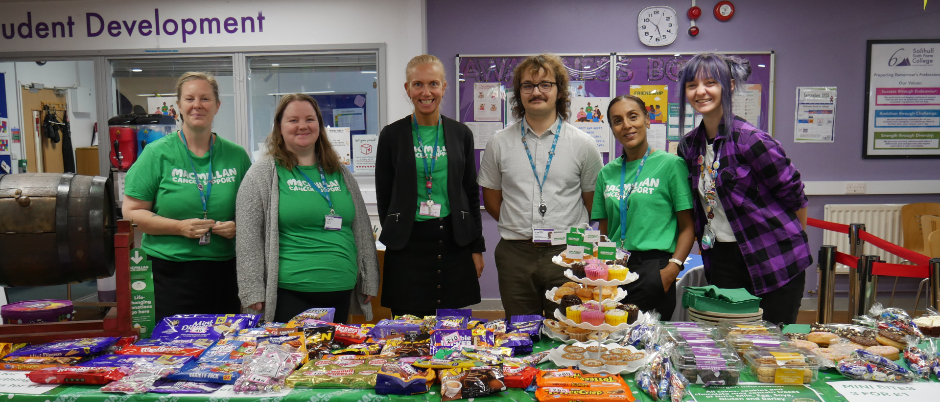 Staff and students at Solihull Sixth Form College have raised more than £17,000 for charity in 2025