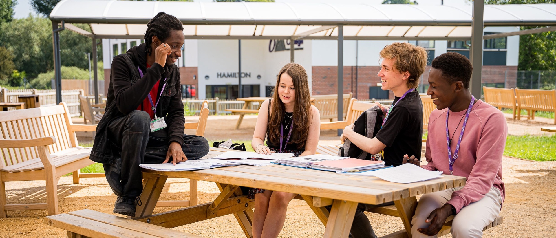 Students at Solihull Sixth Form College
