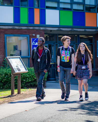 Students at Solihull Sixth Form College