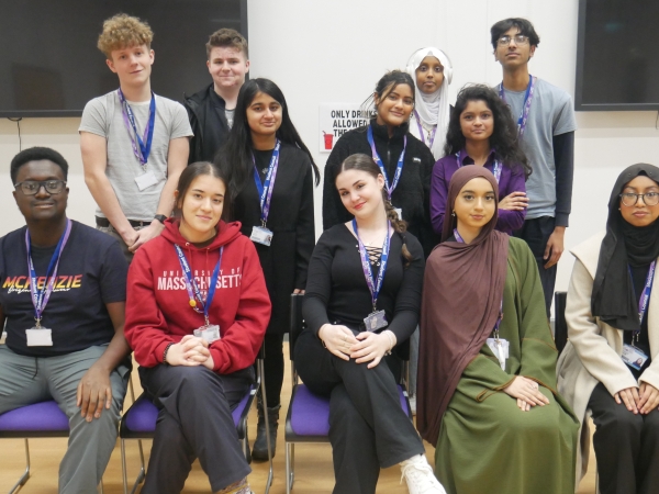 Students from Solihull Sixth Form College participate in Student Council