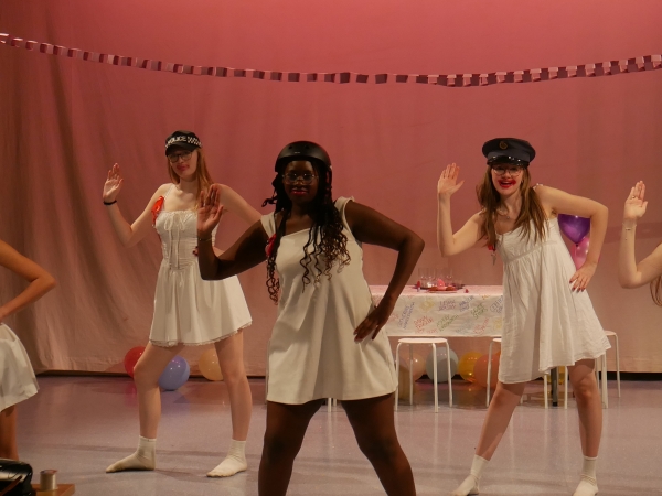 A Level Drama & Theatre students at Solihull Sixth Form College presented a piece entitled “She’s Just a Girl” for their Devised Theatre assessment