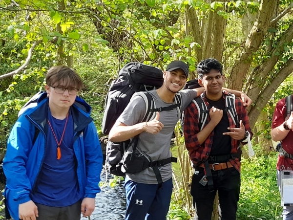Students from Solihull Sixth Form College complete a Duke of Edinburgh expedition