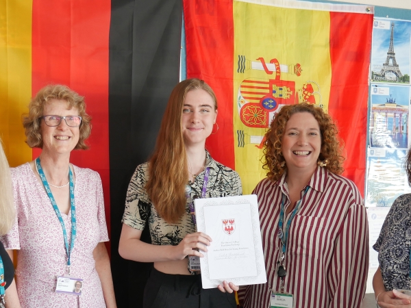 Violet Brocklehurst, student at Solihull Sixth Form College, has received a commendation in the prestigious Anthea Bell Translation Competition, run by Queen’s College, University of Oxford.