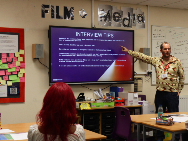 Film and Media learners at Solihull Sixth Form College recently took part in an inspiring seminar with BBC Studios Drama Productions