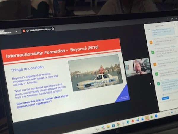 Media and Film Students at Solihull Sixth Form College participated in a webinar with the BFI on gender theories.
