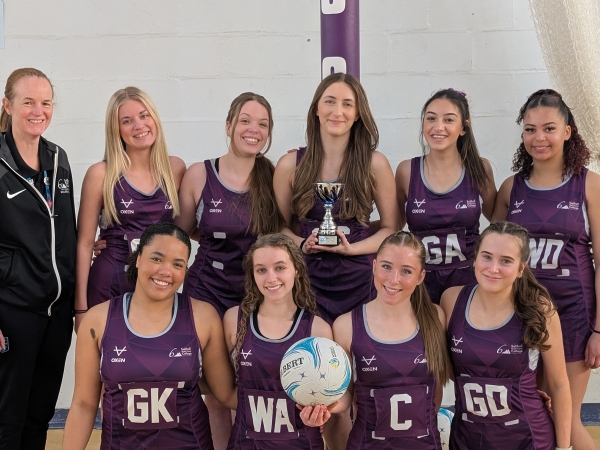 Solihull Sixth Form College Netball team have won their league title in 2025
