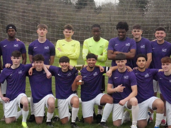Solihull Sixth Form College Football team have won their league title in 2025
