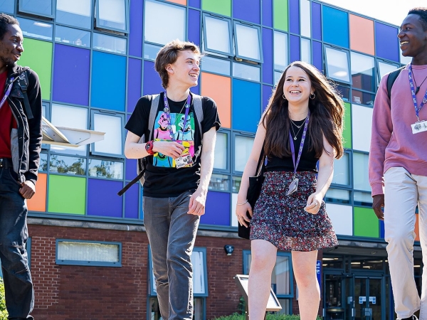 Students at Solihull Sixth Form College