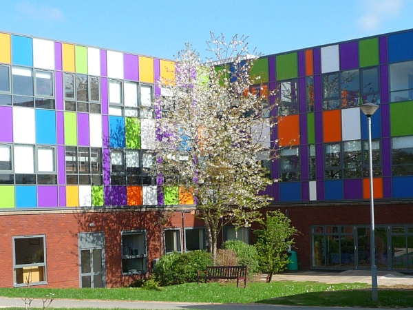 Hampton building at Solihull Sixth Form College