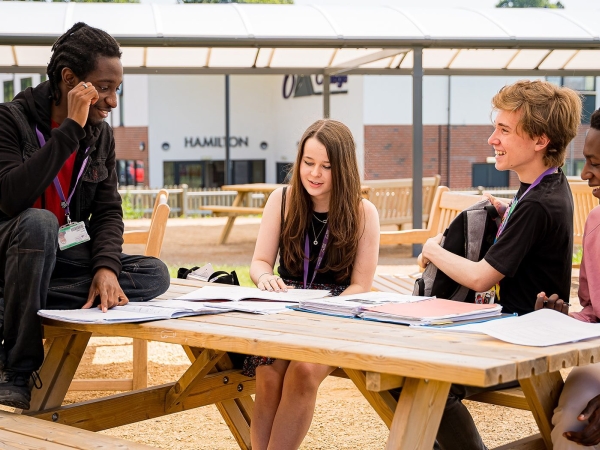 Students at Solihull Sixth Form College