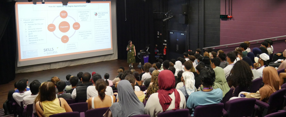 The 2026 Solihull Sixth Form College Careers & HE Fair saw more than 80 exhibitors and 50 careers-related talks taking place.