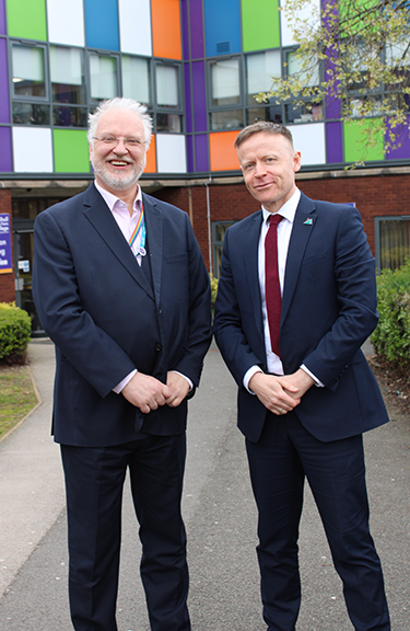 College Principal Martin Sullivan & Summit Learning Trust CEO Vince Green
